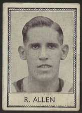 BARRATT-FAMOUS FOOTBALLERS (UNNUMBERED BLACK 1935/36)-#002a- READING - ALLEN