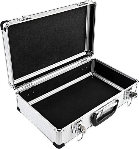 Large aluminium hard flight - aluminium,