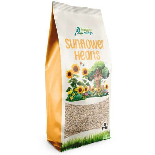 Premium sunflower hearts wild - sunflower,