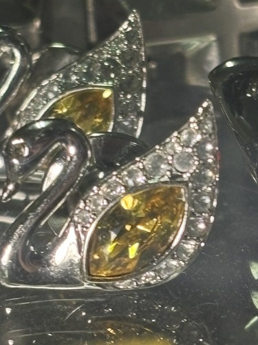 Swarovski crystal silver tone - swarovski,