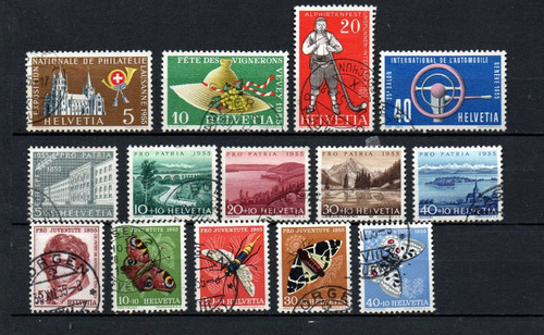 Special stamps switzerland - special,