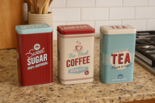 Multicoloured 3pc Tea Coffee