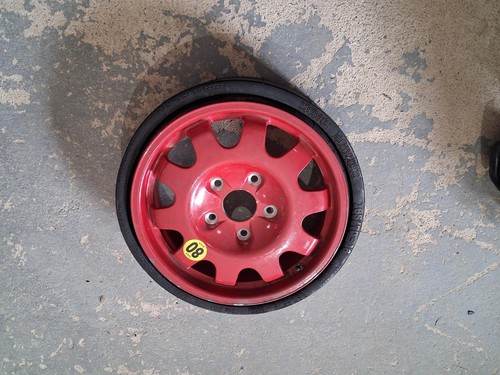 Red spare wheel for - , porsche