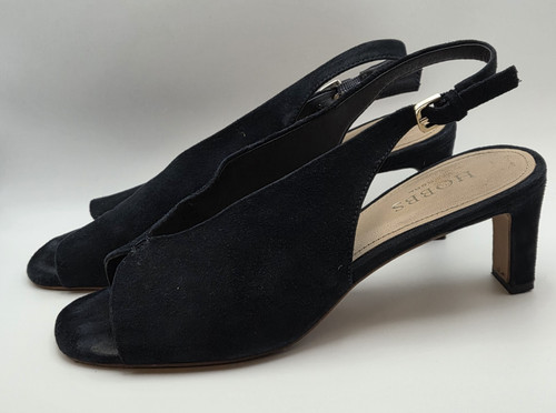 Navy hobbs heeled - shoes,