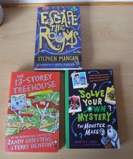KIDS: BOOK BUNDLE: STEPHEN MANGAN: ESCAPE THE ROOM: PLUS TWO OTHERS