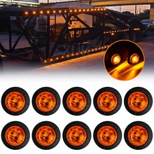 10pcs round led - 10pcs, side