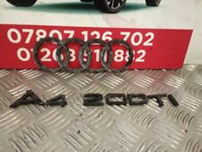 Audi A4 Tdi S Line 2.0 Diesel Convertible 2006-2009 1968 BADGE A4 2.0 TDI BLACK