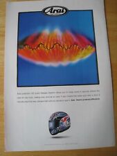 ARAI HELMETS LEVER RELEASE SYSTEM SWAP VISORS SHELL CLAM ADVERT A4 FILE 26