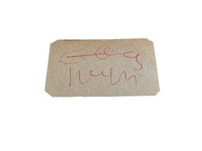 Audrey Hepburn Signed