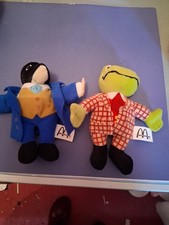 McDonald's 2001 Plush Toys Toad And Mole From The Wind In The Willows