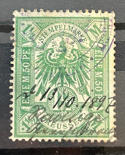 1879 german revenue stamp - revenue,