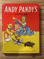 Andy Pandy's Annual 1960 Good Cond. Unclipped, Pen writing on puzzle pages