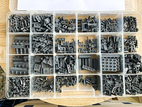 Lego dark grey - dark, over
