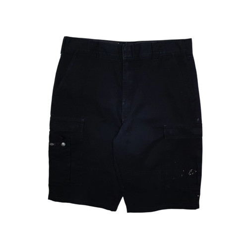 Dickies black cargo workwear - black,