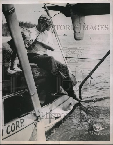 1937 press photo angler james - angler,