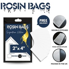 Rosin Mesh Filter Bags 2" X 4" - 8 Microns 25u 37u 70u 90u 120u - 5 or 10 Pack
