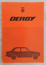 Volkswagen Derby LS Brochure 1978 - VW  1093cc