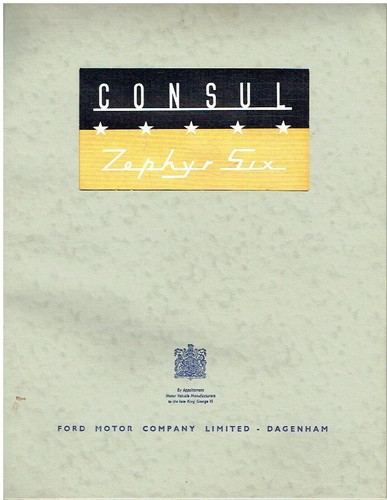 Ford consul mk1 zephyr - consul,