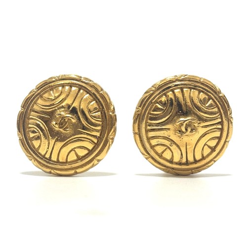 Chanel round earrings coco - earrings,