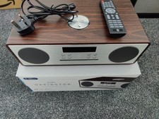 Majority Oakington, DAB+ Radio & CD Player | Compact Wooden HiFi Music System