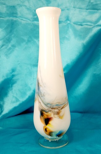 60s dalian cased glass - 60s, vase