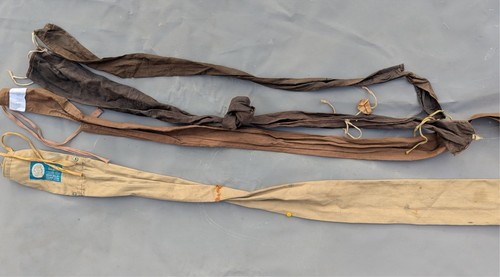Vintage fishing rod bags