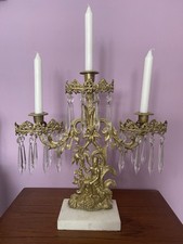antique candelabra pair