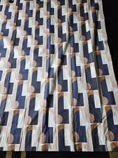 John Lewis Arcade Night Sky Lined Eyelet Curtains 167cm width by 137cm drop pair