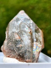 Blue baryte crystal - blue,