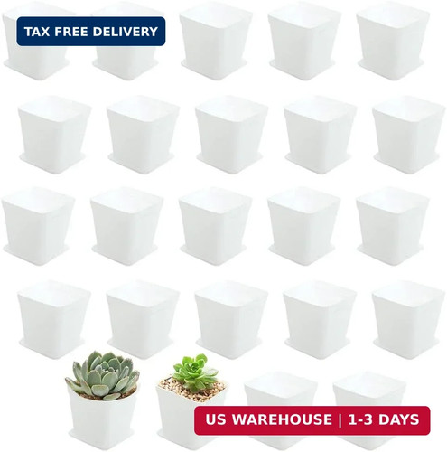 Pack inch white square - inch,