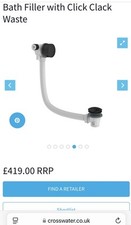 Crosswater MPRO Overflow Bath