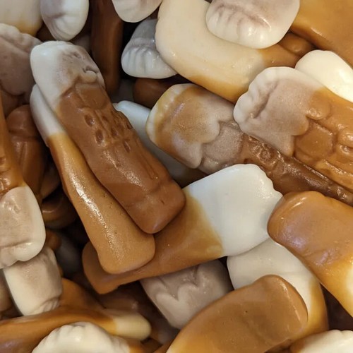 Pint pots beer - bottles, sweets