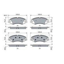 Brake Pads Set For Land Rover