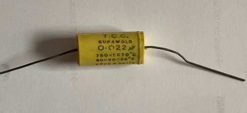 022uf 750vdc tcc supamold - 750vdc,