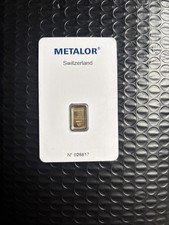 1g Metalor Gold Bar | 999.9