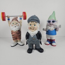 Mini Gnomes Garden Patio Decoration Ornament Statue X3 Gnomes
