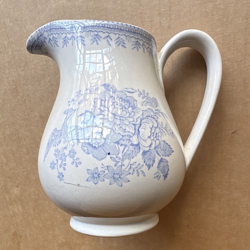 Burleigh blue white floral - blue,