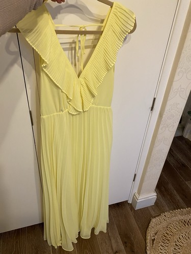 Zara women yellow - zara, frilled