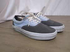 Vans Old School Off The Wall Blue Gray Canvas Skate Sneakers UK Size 6