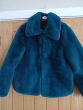 River Island Women's Faux Fur Coat Size Small