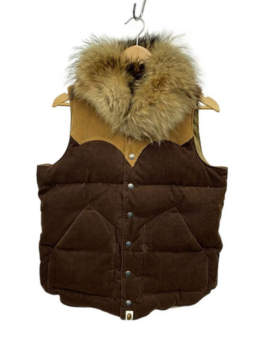 Bathing ape raccoon fur down - a,