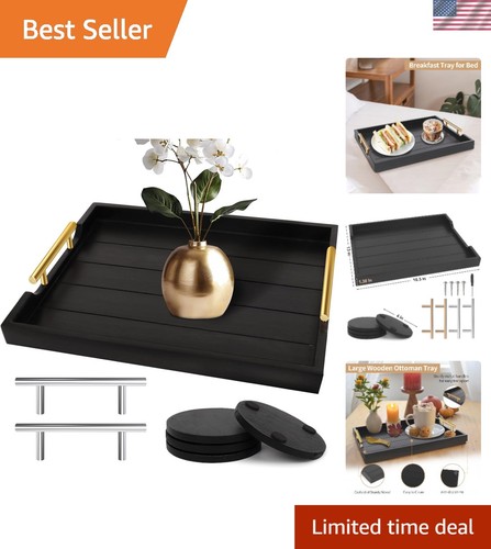 Wooden serving tray large - serving,