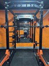 Power Rack Weight Stand Barbell Squat Spotter Home Workout Equipment