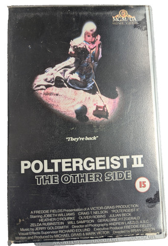 Poltergeist movie vhs tape - poltergeist,