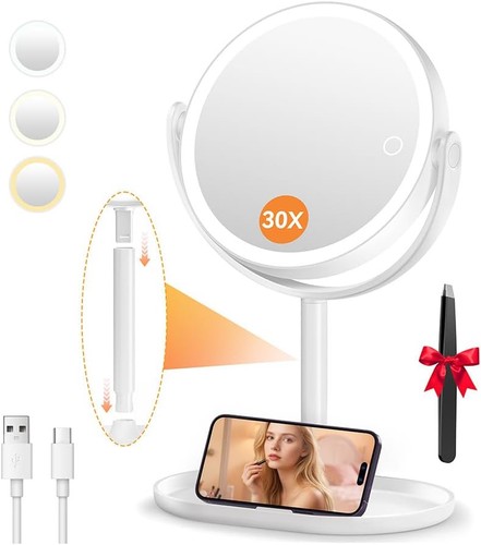 Auxmir 30x magnifying mirror - auxmir,