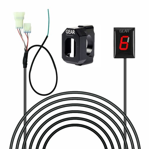 Red gear indicator - red, display