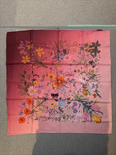 Gucci floral degradé silk - degradé,