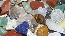 1kg Rough Crystals Rock Tumbling mix  Polish or Collect Great Variety eBays Best