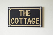THE COTTAGE sign or sticker