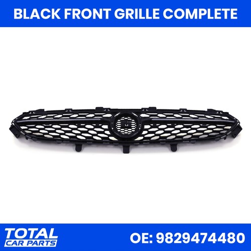Upper radiator grille black - radiator,